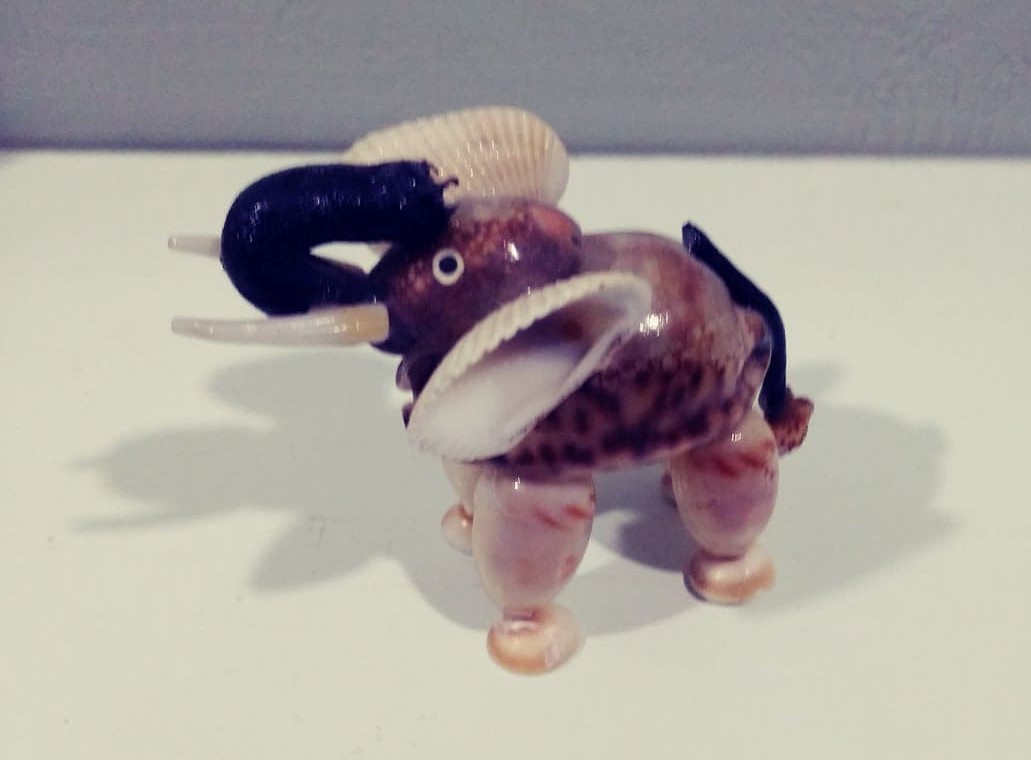 Day 145 - Elephant with Seashells for ears (2) Day 145 - Elephant with Seashells for ears (2)