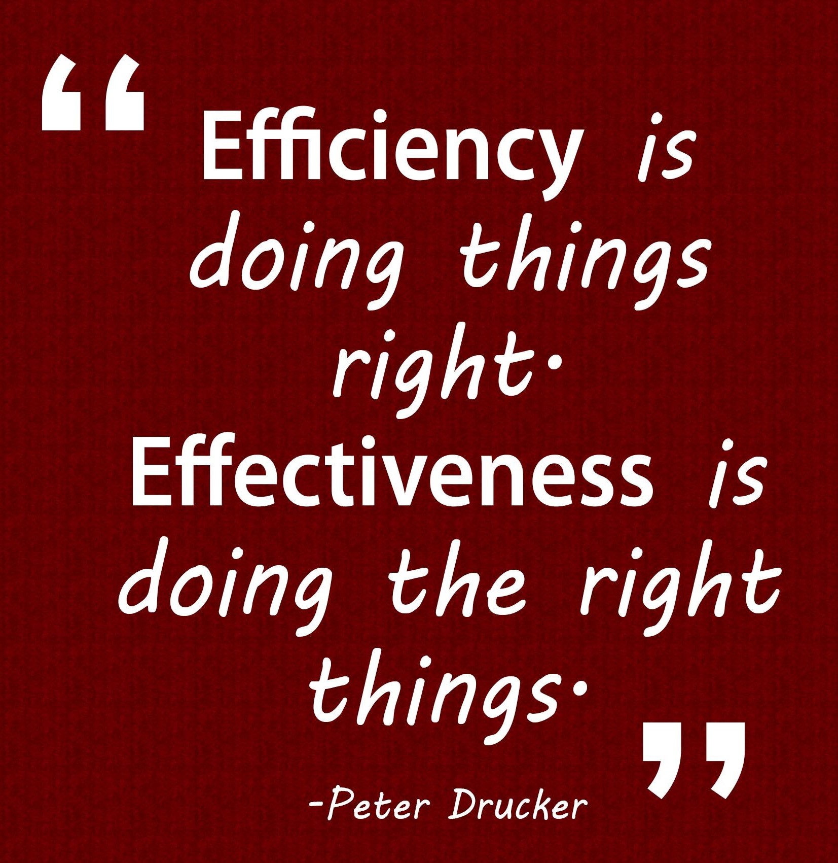 18. Doing the right things (2)