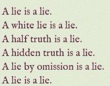 41. A lie is a lie (2) 41. A lie is a lie (2)