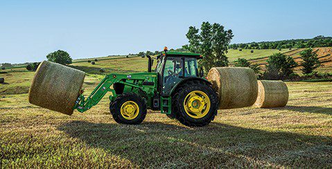 Tractor loaded with hay (2) Tractor loaded with hay (2)