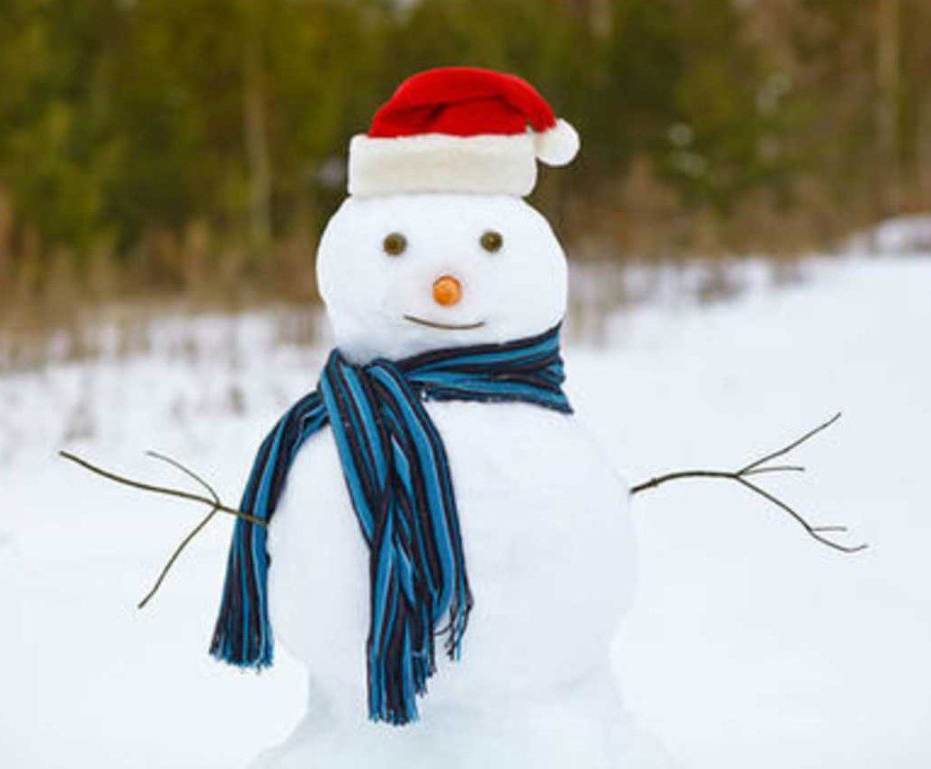 Snowman with Red Hat