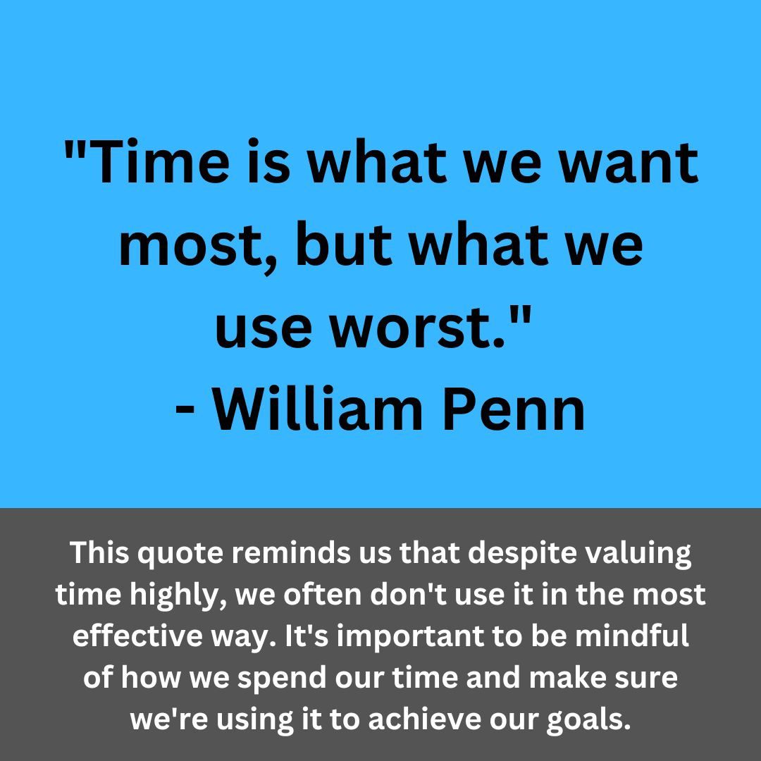 Time Management Quote - 2 Time Management Quote - 2