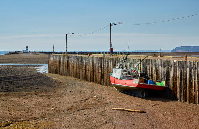Parrsboro at Low Tide